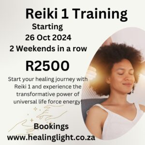 Reiki 1 training at Healing Light S.A.